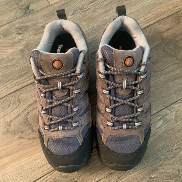 NEW MERRELL WOMEN'S MOAB 2 VENT LEATHER HIKING SHOES SMOKE (J06014) 9.5 - Picture 9 of 14